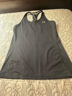 Under Armour Black Athletic Racerback Tank Top